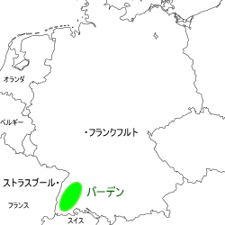 �o�[�f���̒n�}