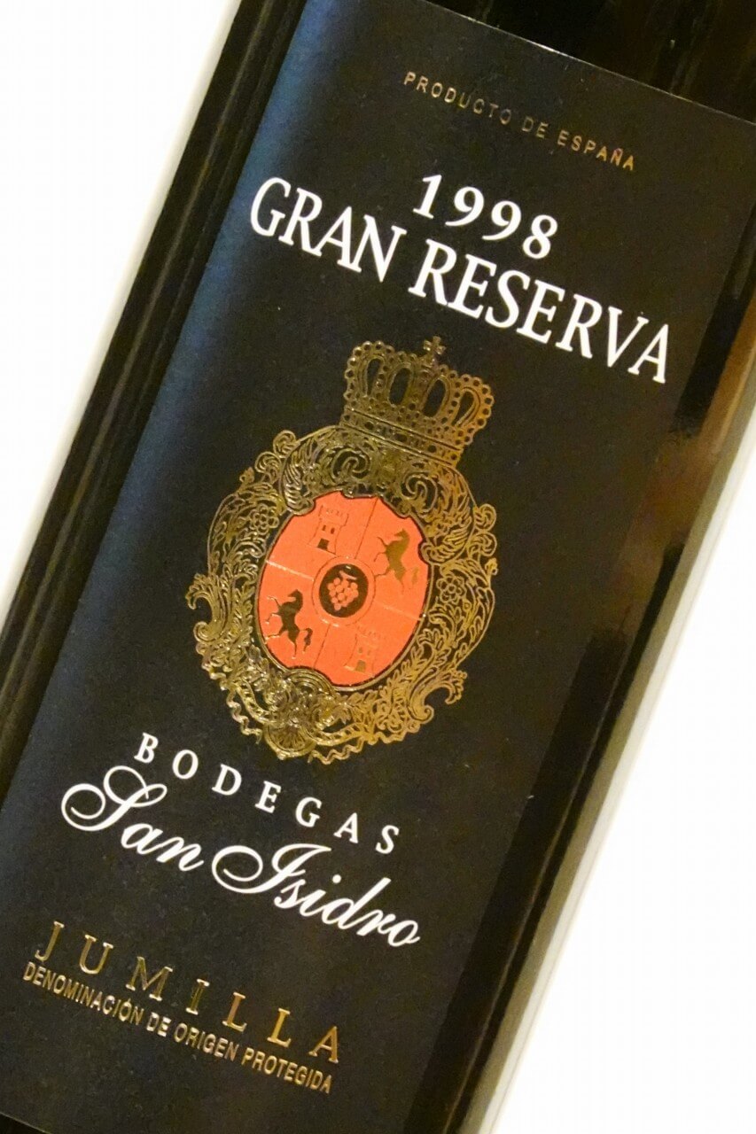 グラン・レゼルバ 1998 ボデガス・サン・イシドロ