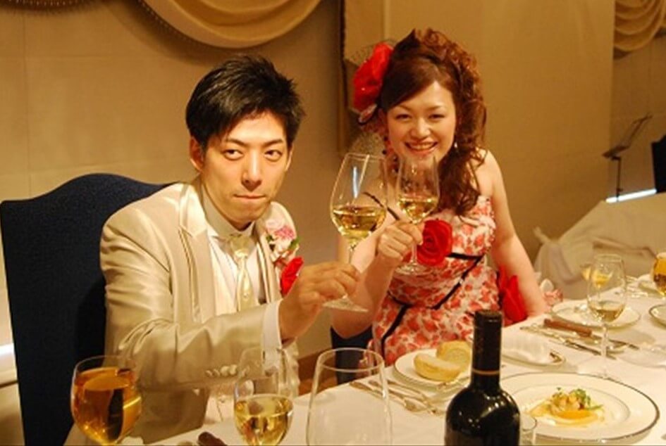 結婚祝いの写真